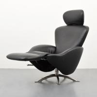 Toshiyuki Kita K10 Dodo Leather Recliner, Lounge Chair - Sold for $1,820 on 02-23-2019 (Lot 473).jpg